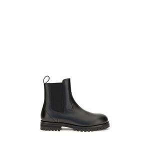 Loro Piana Men Kent Leather Ankle Boots